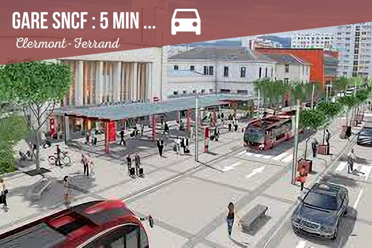 #Le Cocon Des Volcans#Parking Prive/Montferrand Clermont-Ferrand Zewnętrze zdjęcie