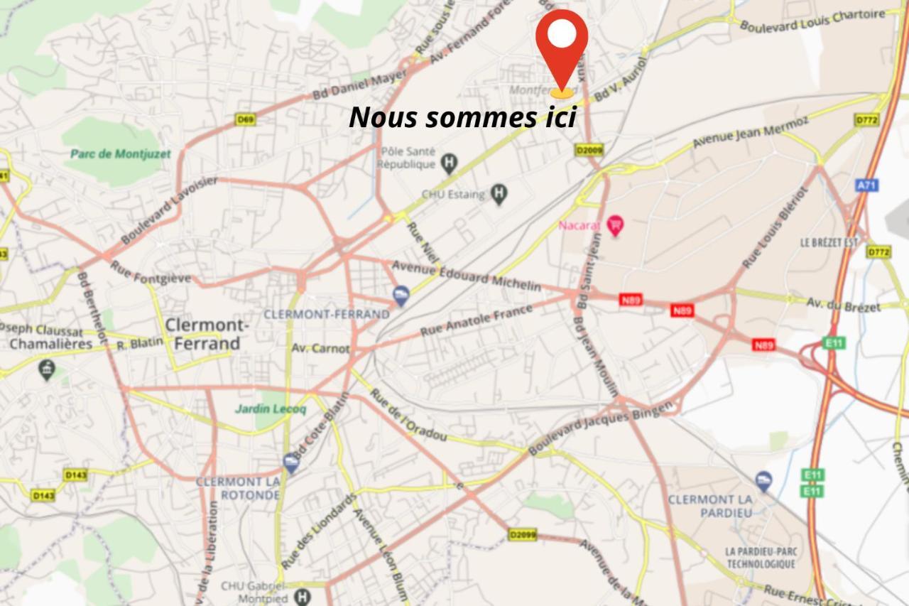#Le Cocon Des Volcans#Parking Prive/Montferrand Clermont-Ferrand Zewnętrze zdjęcie